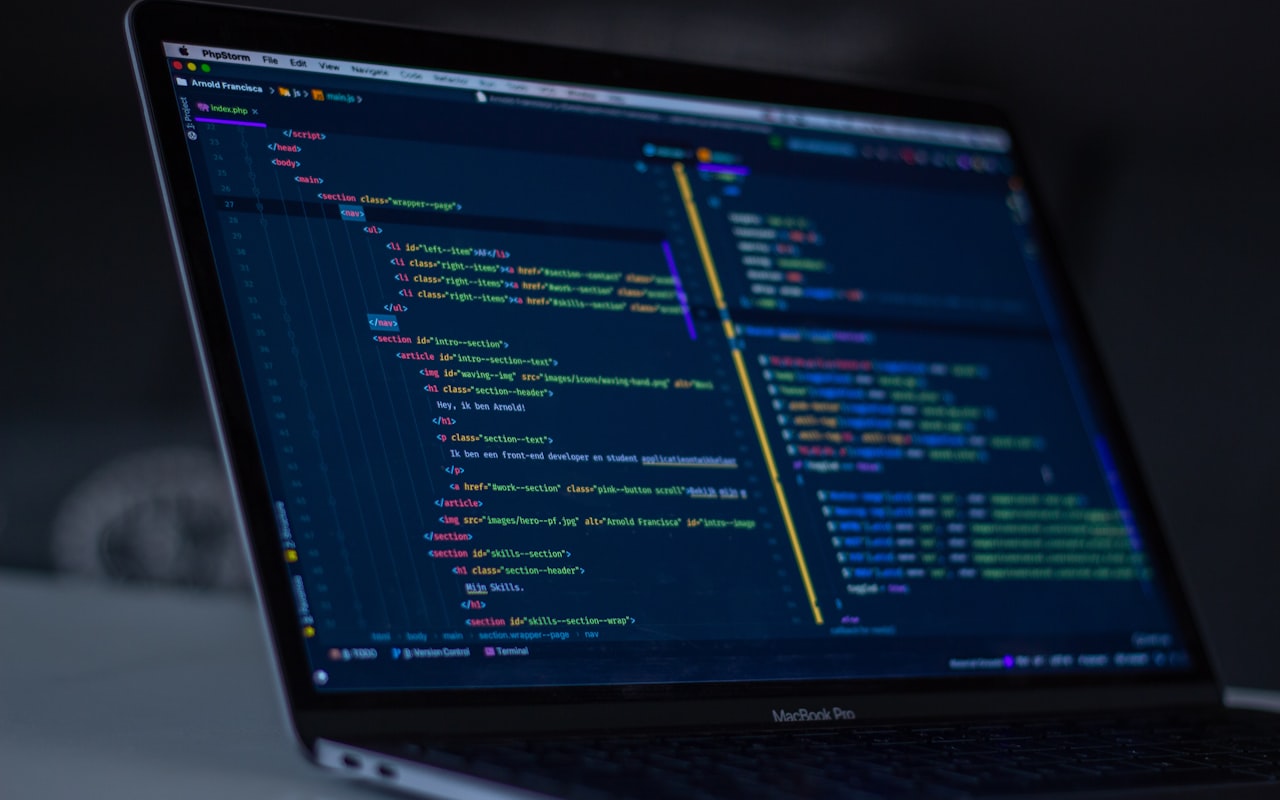 Atlas Design System — code editor on screen