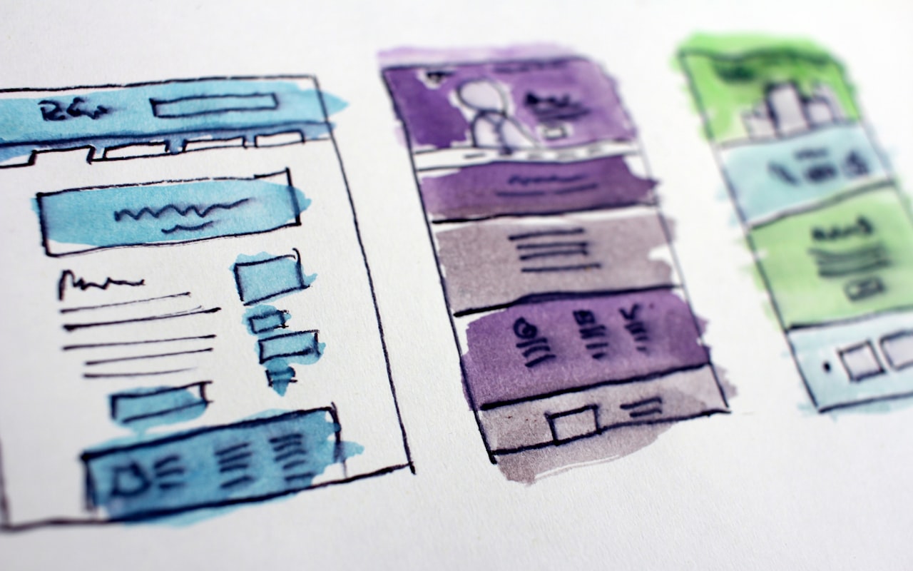 Brand Landing System — modern web design workspace